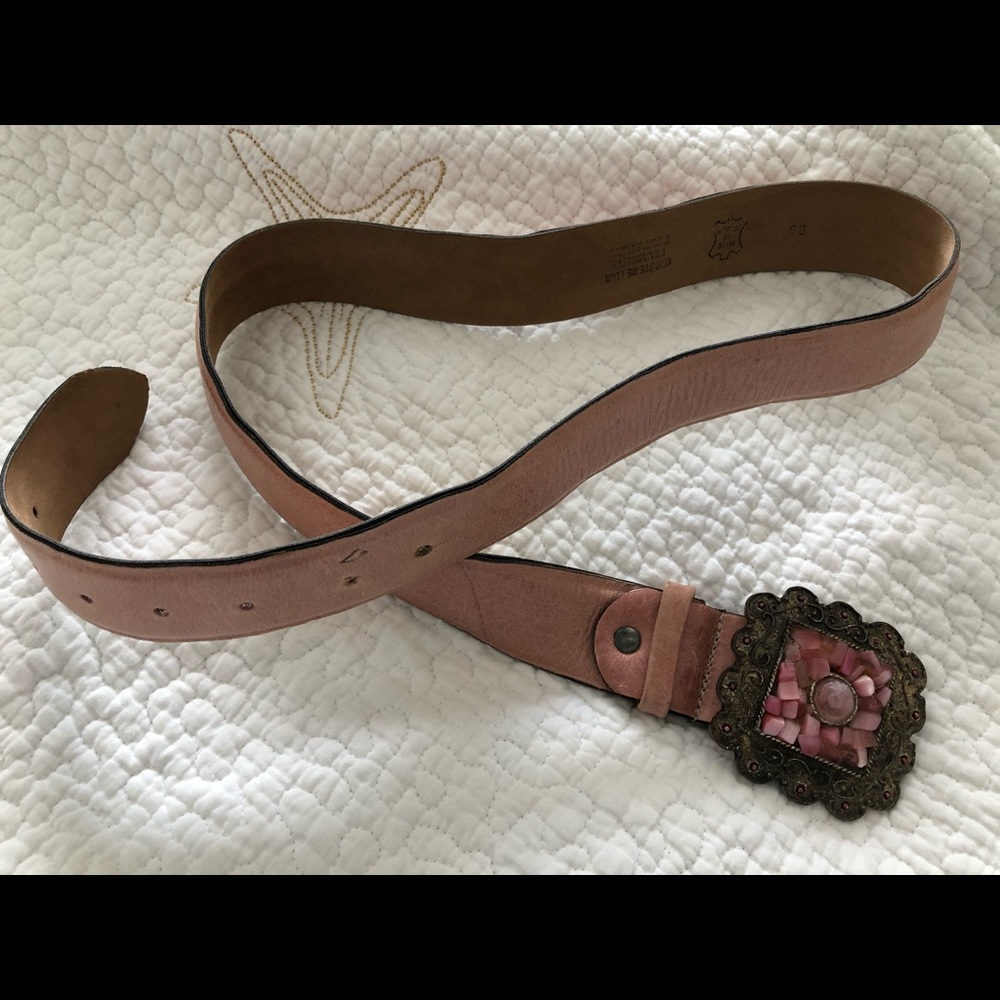 Genuine leather belt